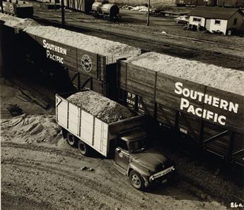 (BOOTH-KELLY LUMBER CO.) Album with 117 photographs illustrating the process, start-to-finish, of logging and lumber production by the